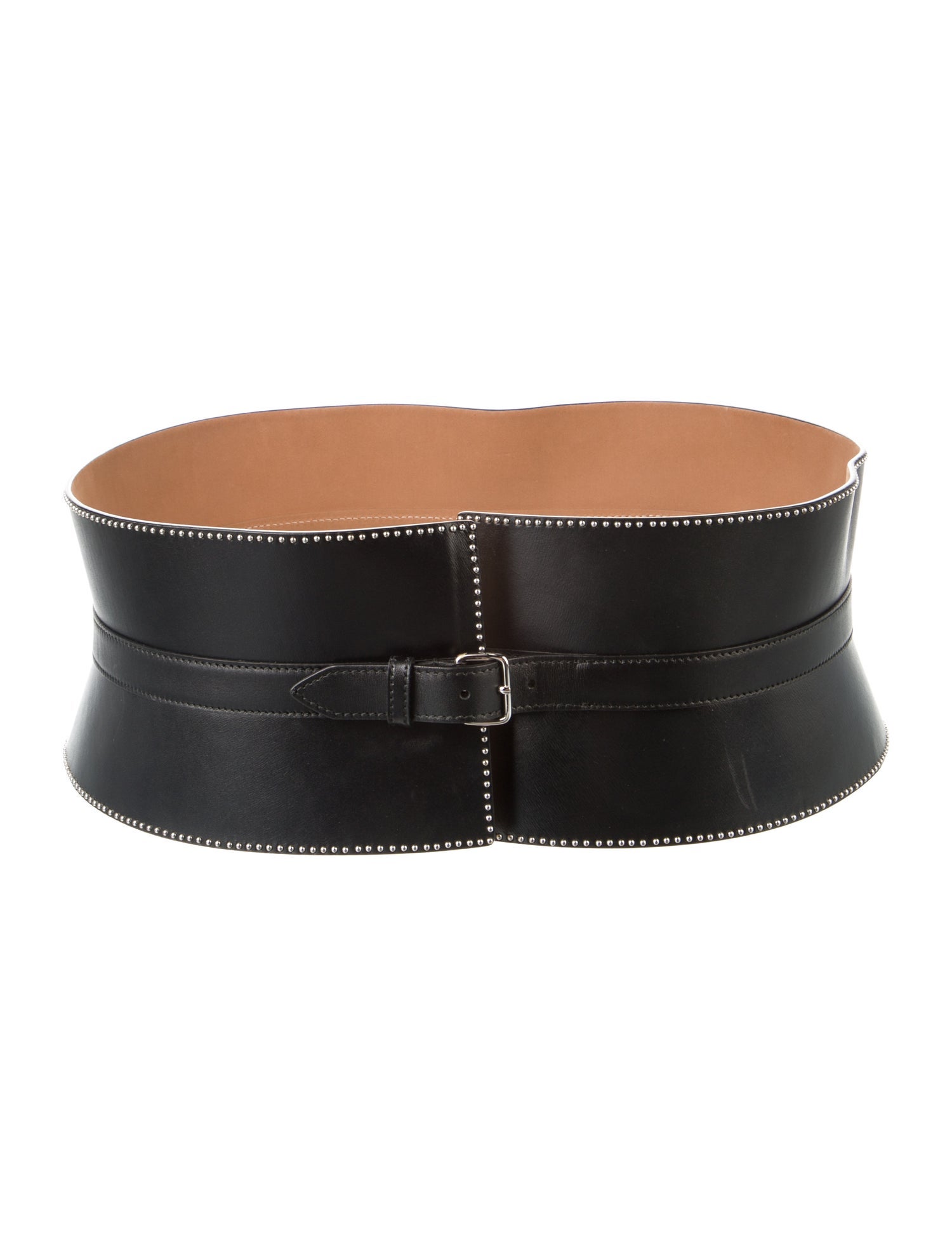 Alaïa Wide Leather Waist Belt