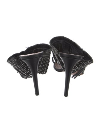 Alaïa Leather Slides