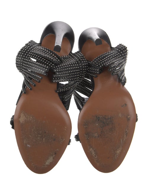 Alaïa Leather Slides