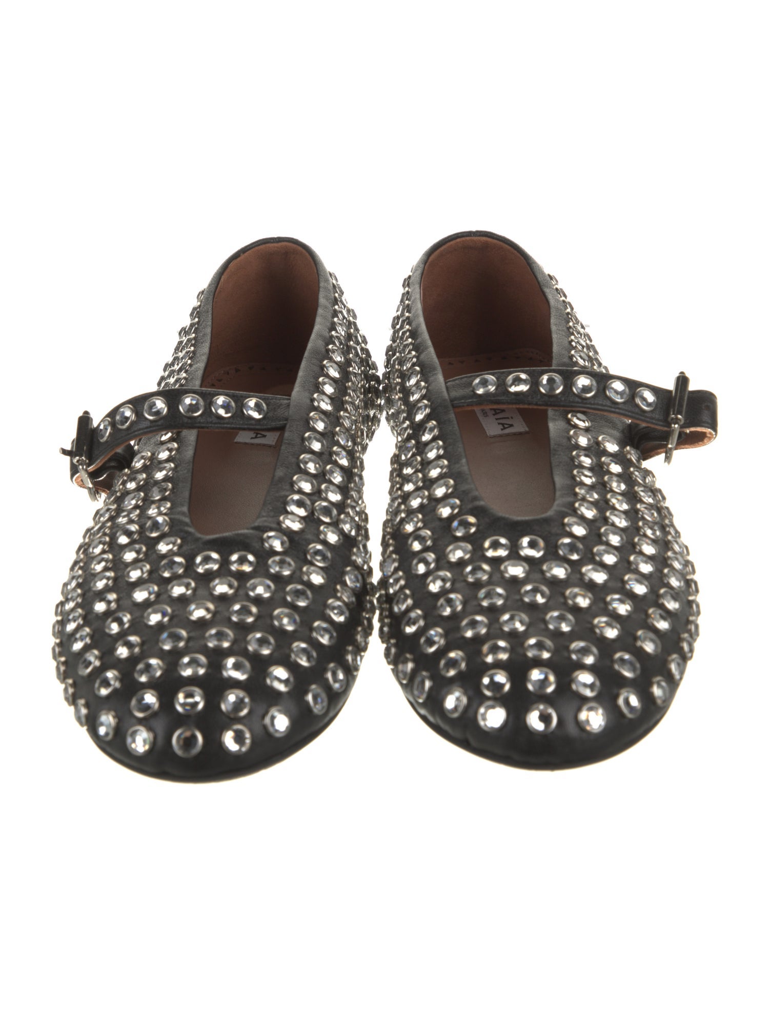 Alaïa Leather Patterned Flats