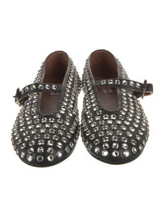 Alaïa Leather Patterned Flats