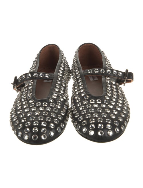 Alaïa Leather Patterned Flats