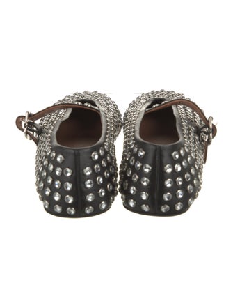 Alaïa Leather Patterned Flats