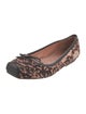 Alaïa Ponyhair Animal Print Ballet Flats