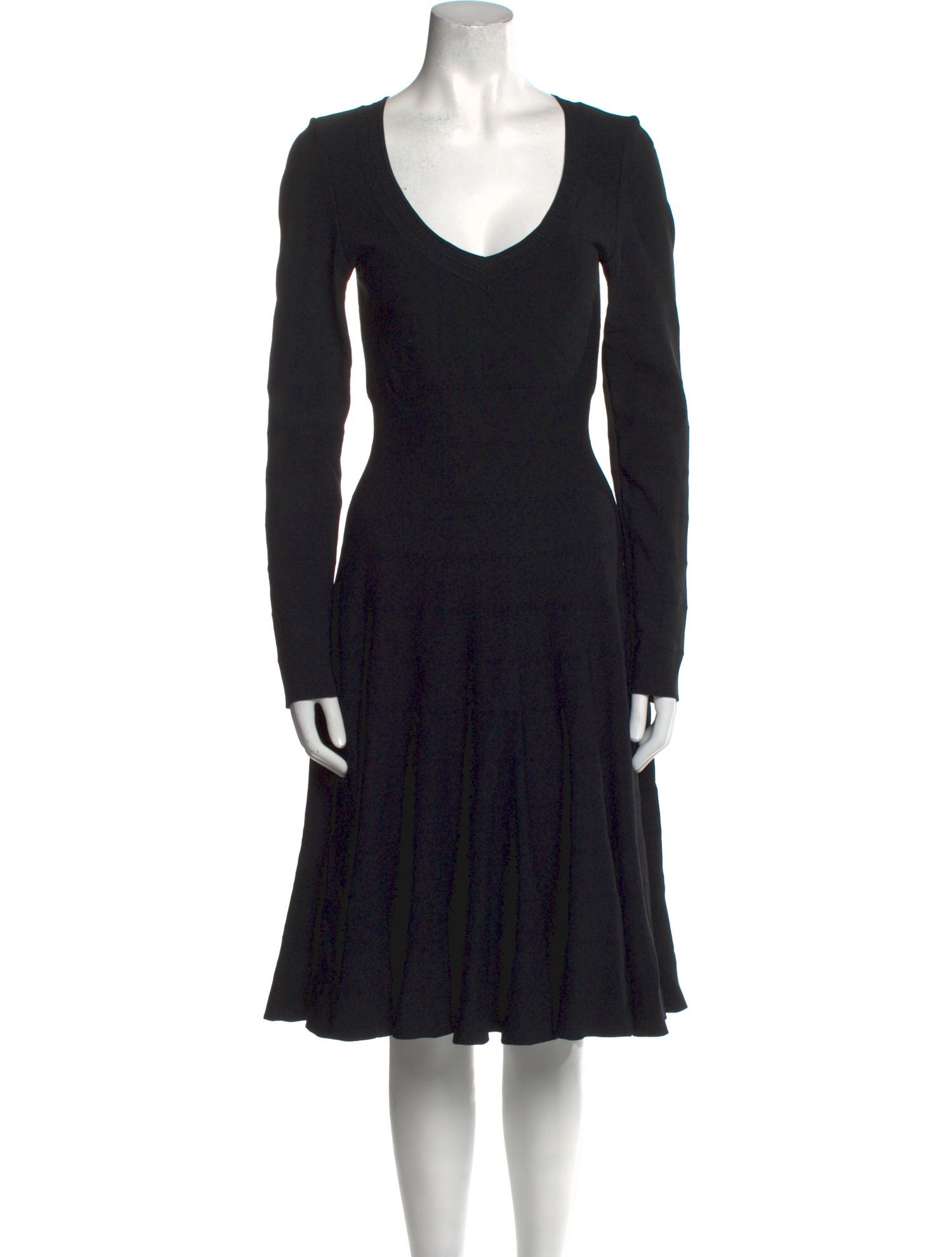 Alaïa Scoop Neck Knee-Length Dress