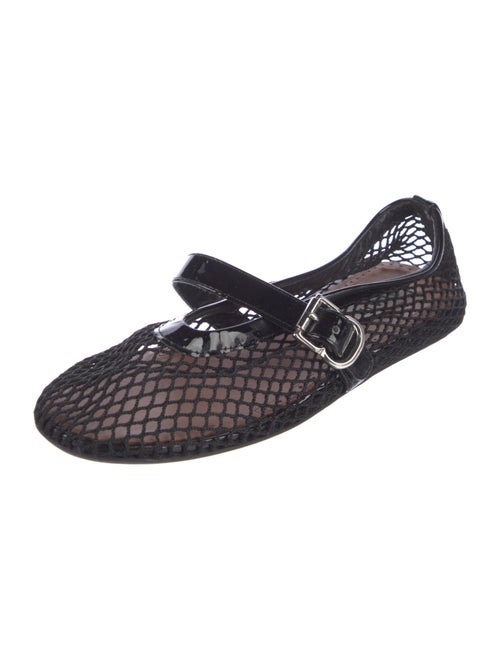 Alaïa Mesh Mesh Accents Mary Jane Flats