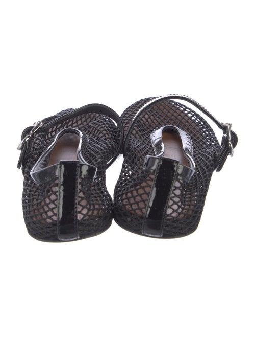Alaïa Mesh Mesh Accents Mary Jane Flats