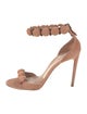 Alaïa Suede Studded Accents Sandals