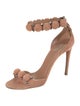Alaïa Suede Studded Accents Sandals