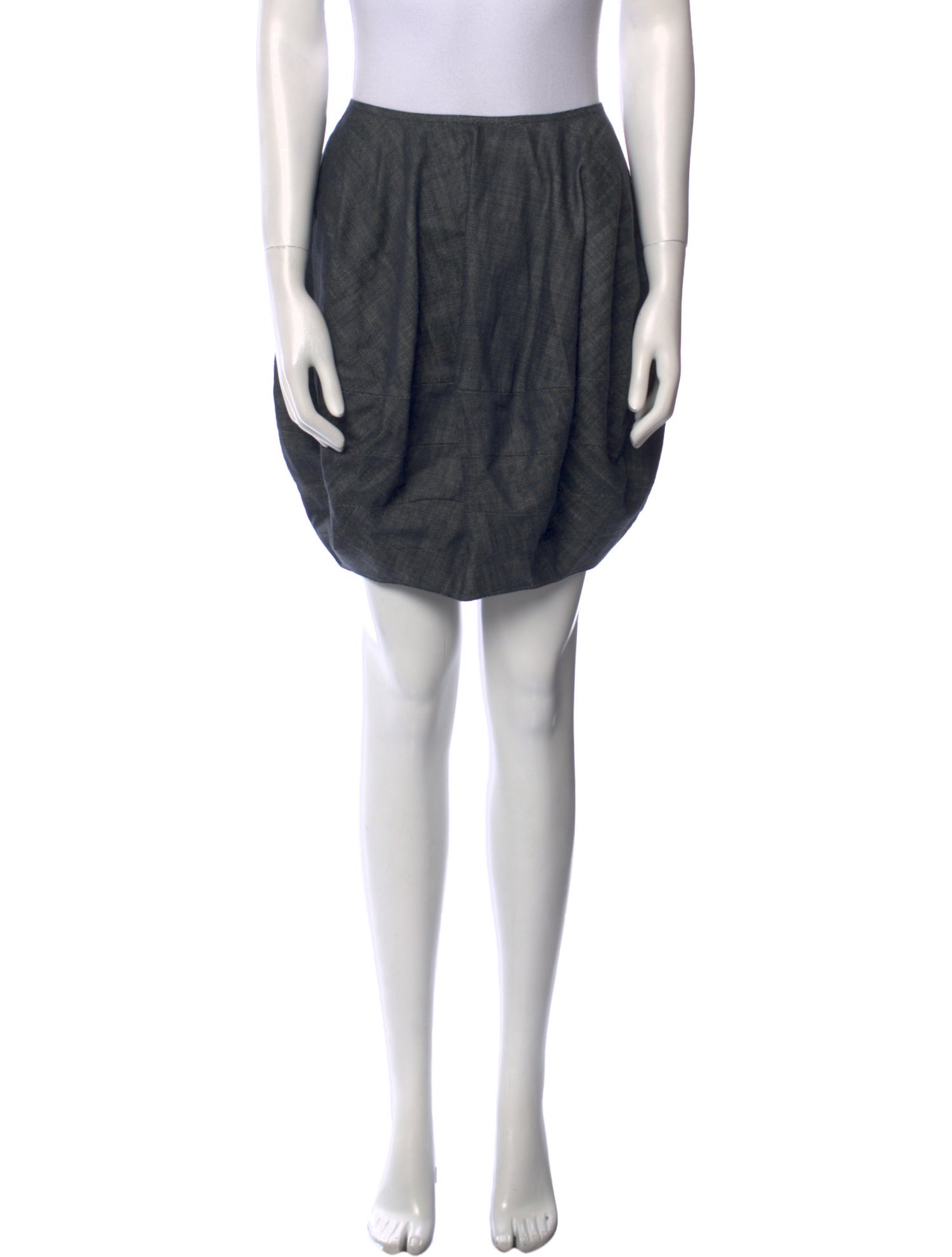 Alaïa Pleated Accents Mini Skirt
