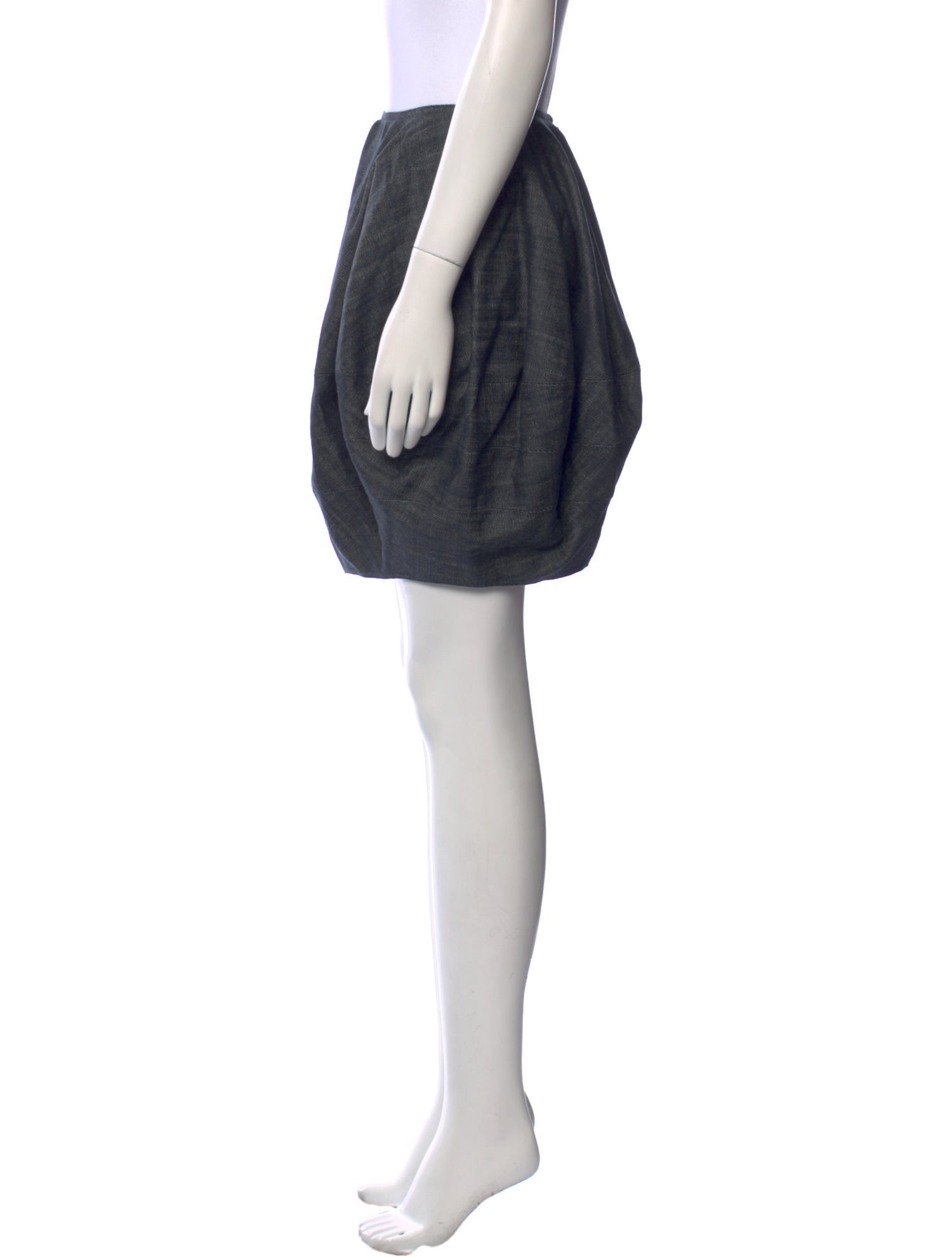 Alaïa Pleated Accents Mini Skirt