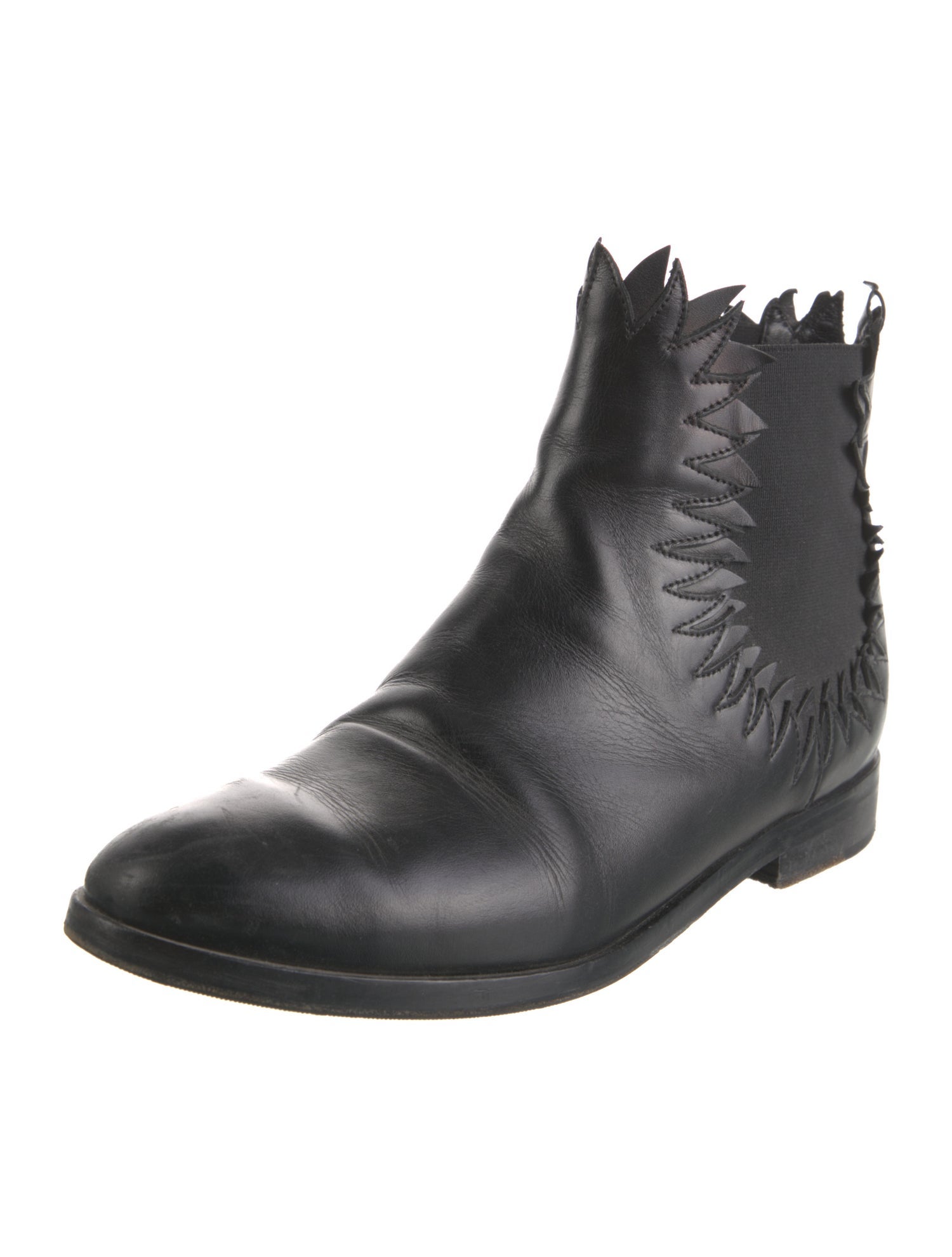 Alaïa Leather Chelsea Boots