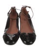 Alaïa Patent Leather Lasercut Accents Flats