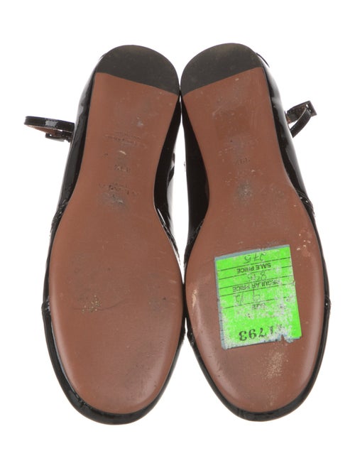 Alaïa Patent Leather Lasercut Accents Flats