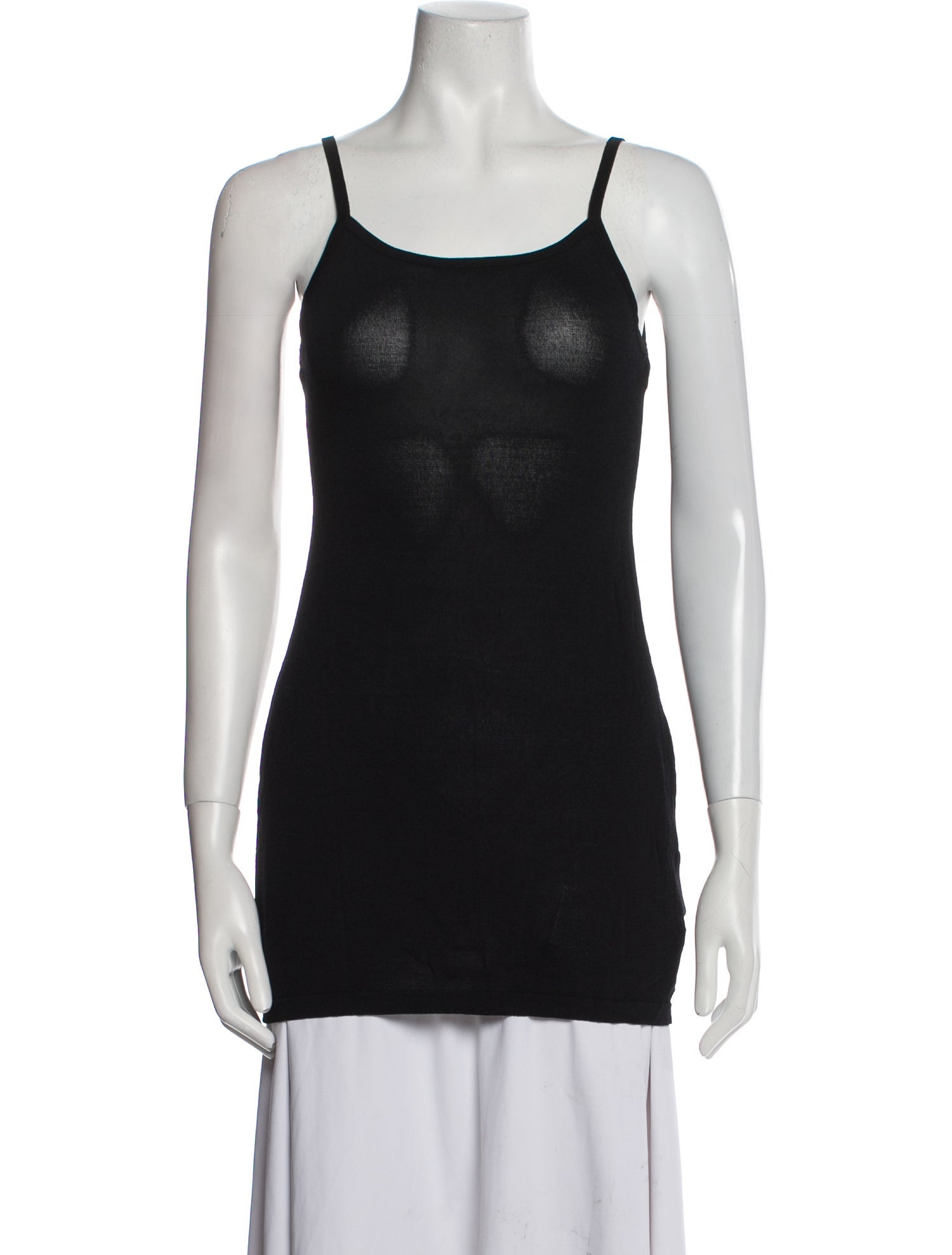 Alaïa Scoop Neck Sleeveless Top