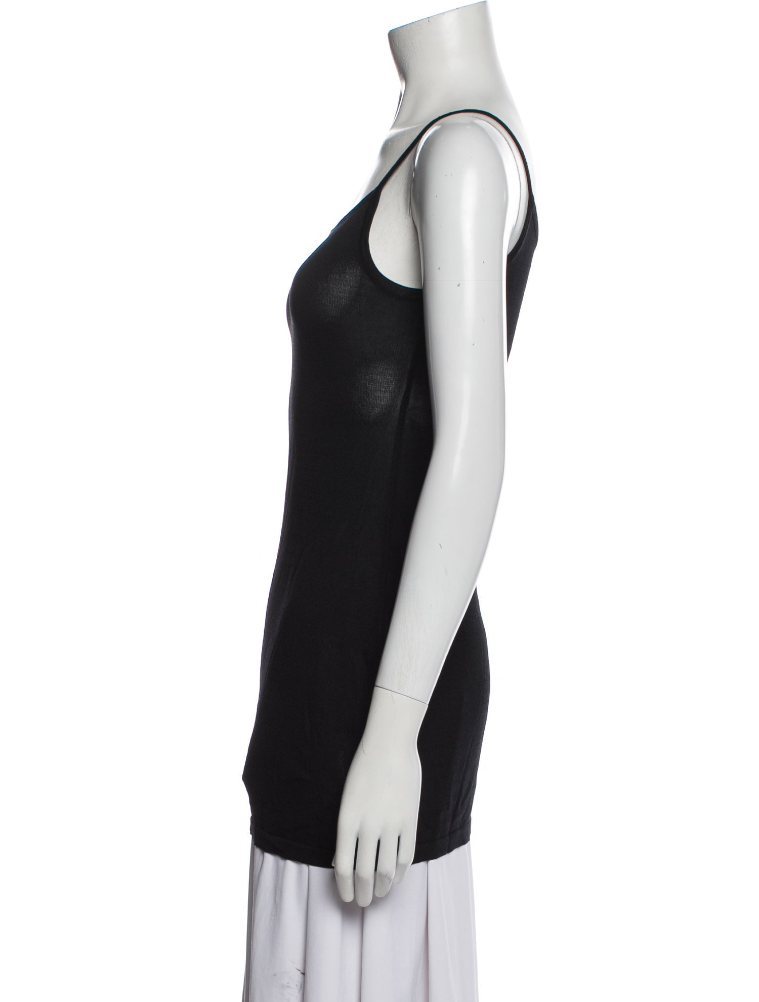 Alaïa Scoop Neck Sleeveless Top