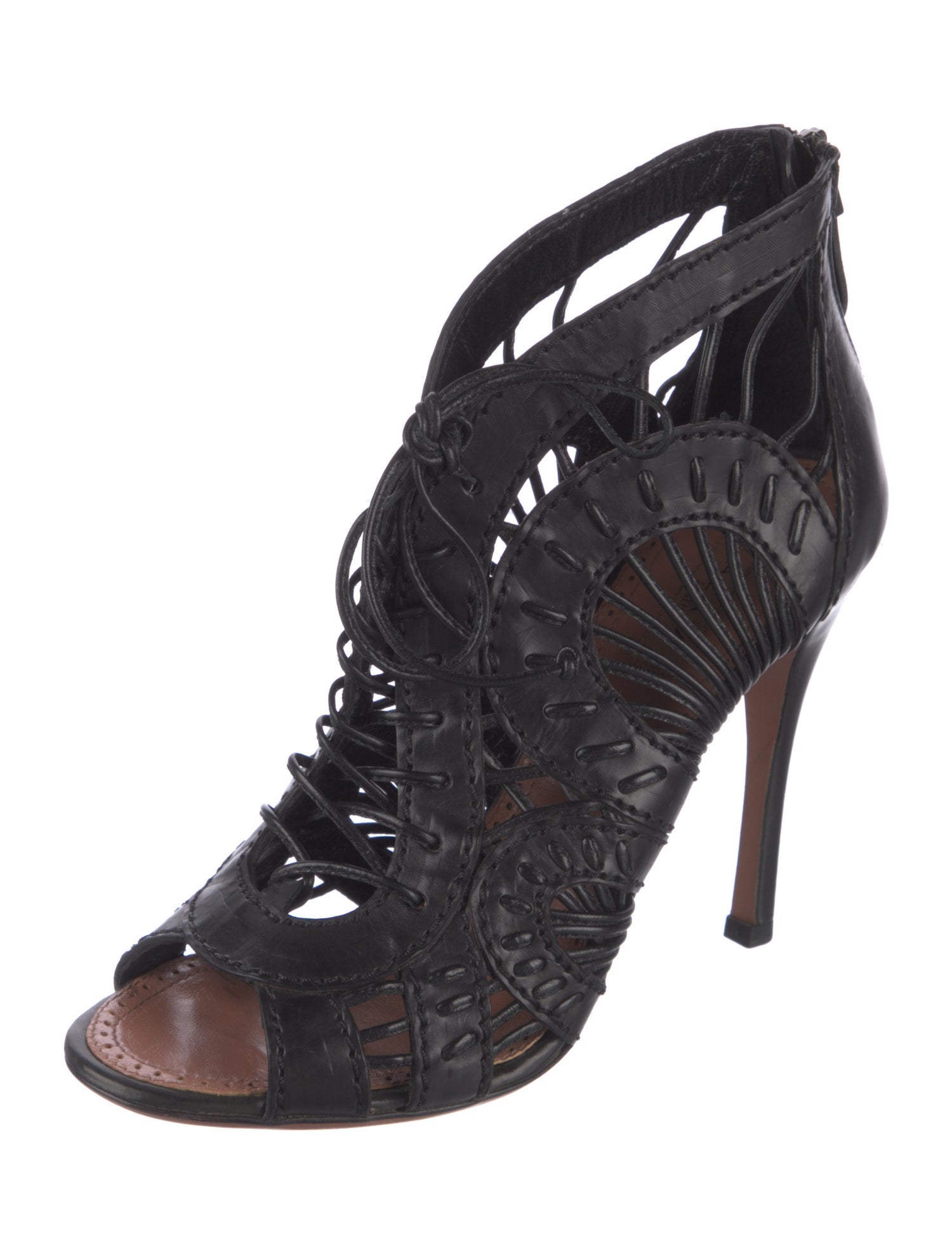 Alaïa Leather Sandals