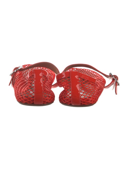Alaïa Mesh Mesh Accents Mary Jane Flats