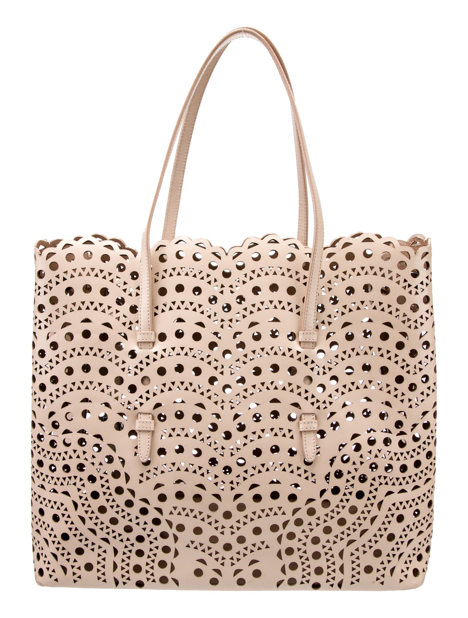 トートバッグ Alaia Tote ALAÏA White Leather Tote Bag | MINA | ALAÏA US