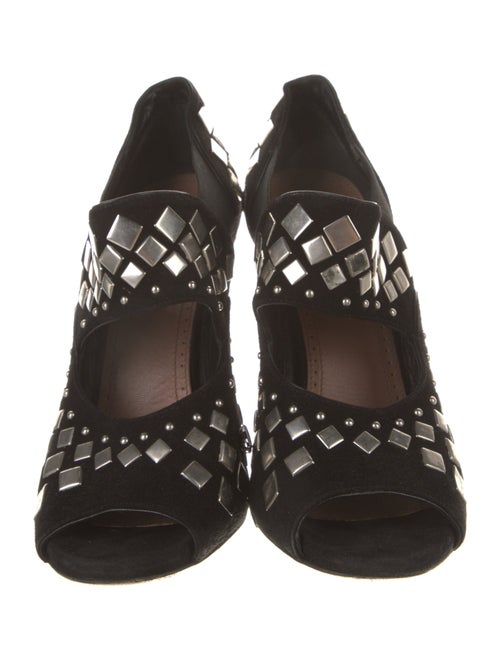 Alaïa Suede Studded Accents Pumps