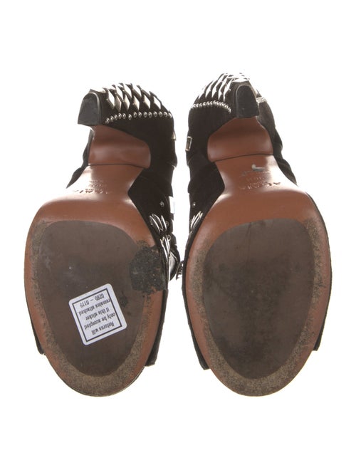 Alaïa Suede Studded Accents Pumps