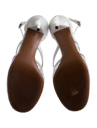 Alaïa Leather Leather Trim Embellishment D'Orsay Pumps