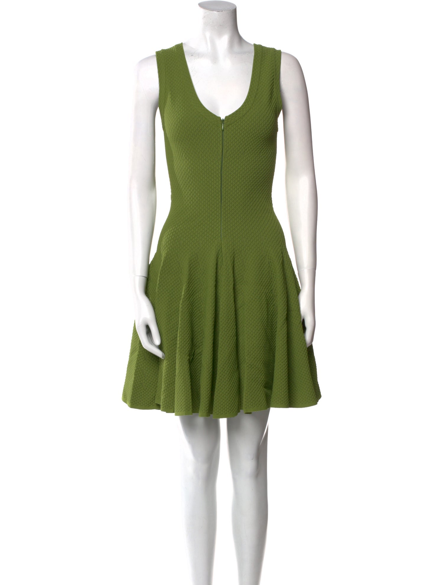 Alaïa V-Neck Mini Dress