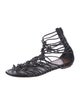 Alaïa Leather Gladiator Sandals