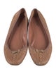 Alaïa Embossed Leather Printed Ballet Flats