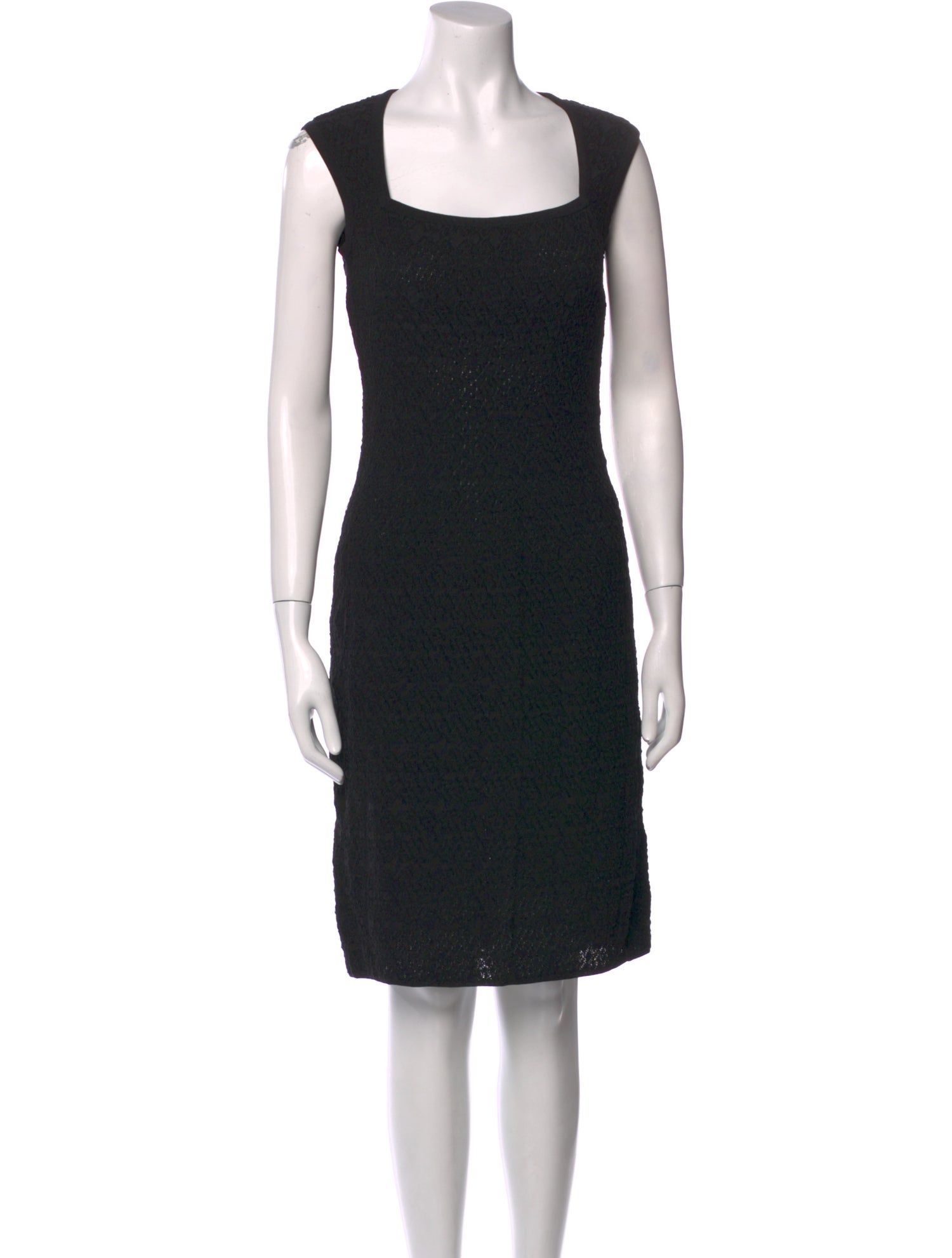 Alaïa Square Neckline Knee-Length Dress w/ Tags