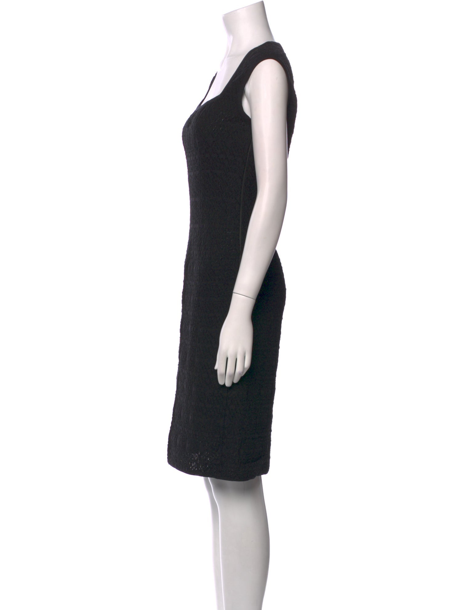Alaïa Square Neckline Knee-Length Dress w/ Tags
