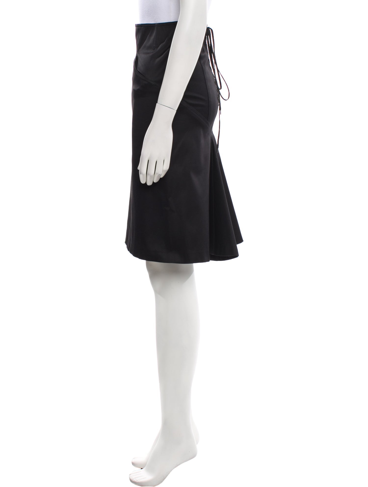 Alaïa Studded Accents Knee-Length Skirt