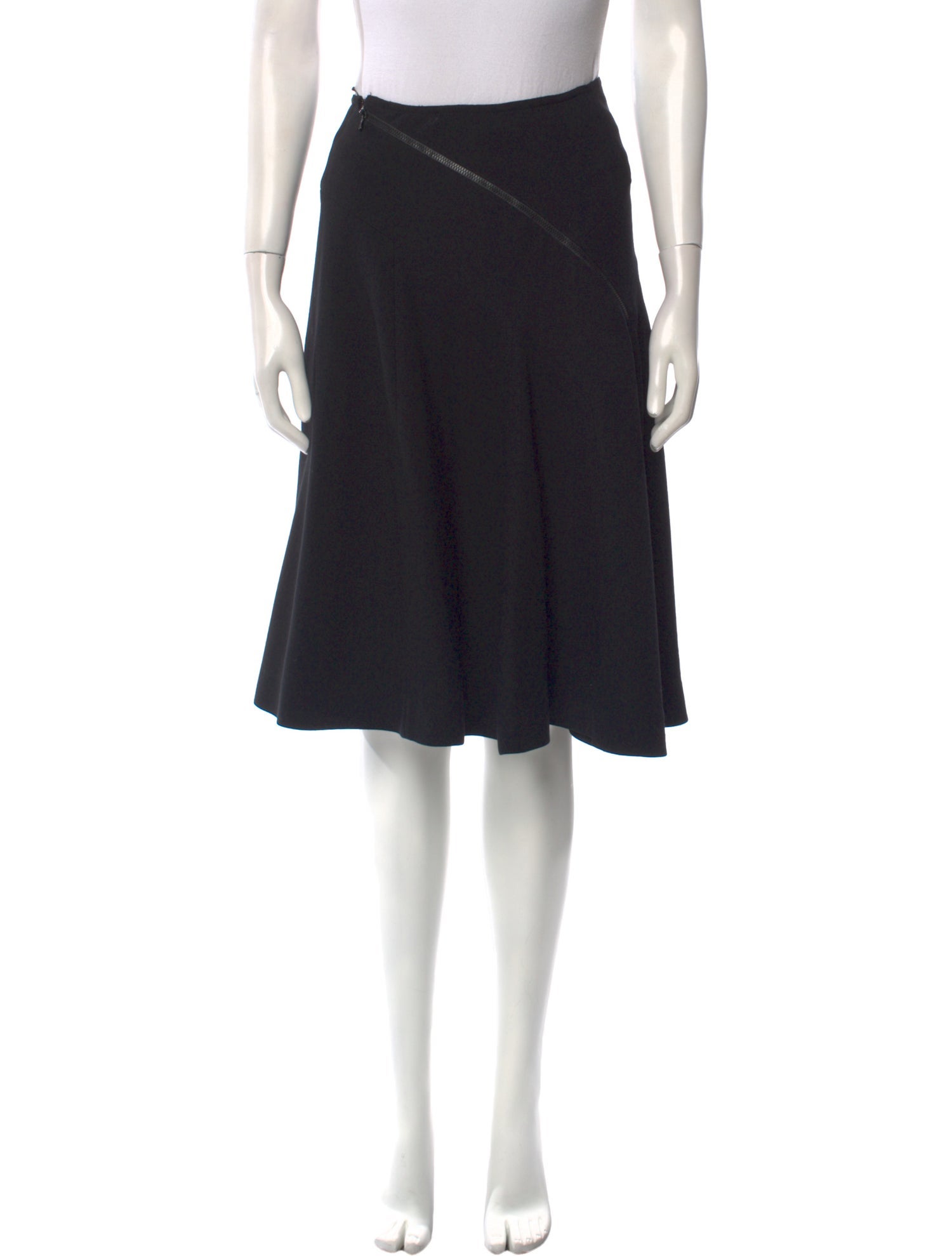 Alaïa Wool Knee-Length Skirt