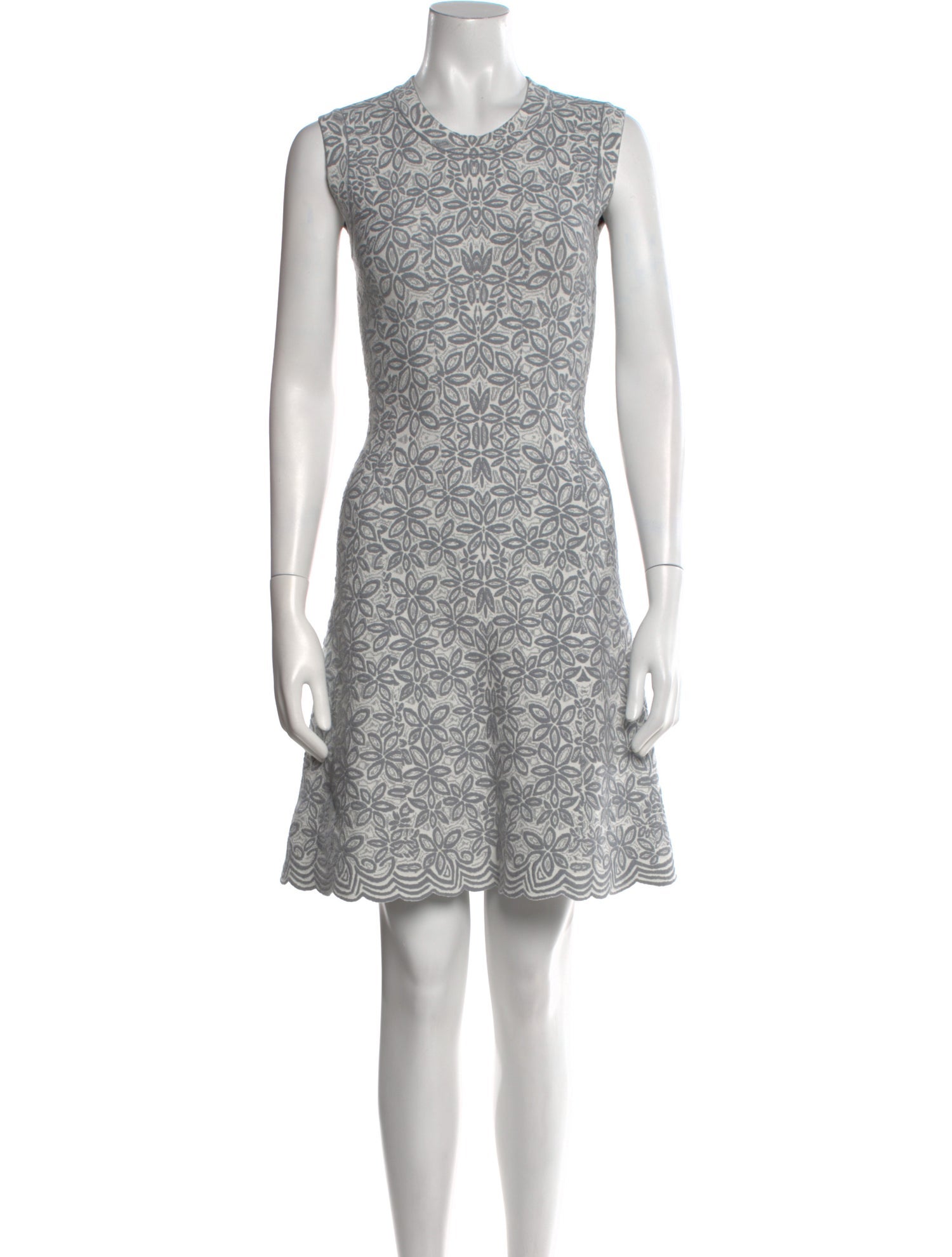 Alaïa Lace Pattern Mini Dress