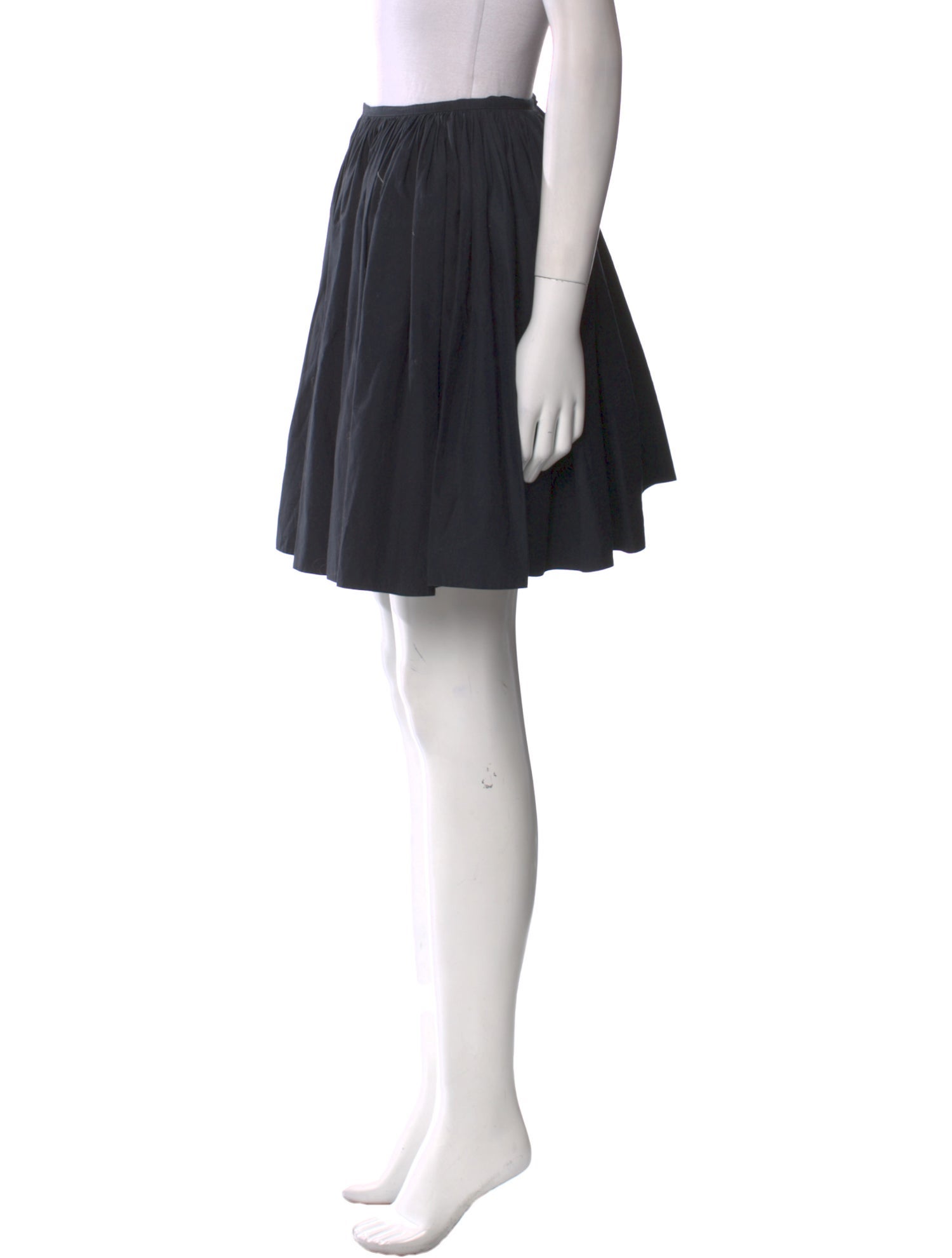 Alaïa Pleated Accents Mini Skirt