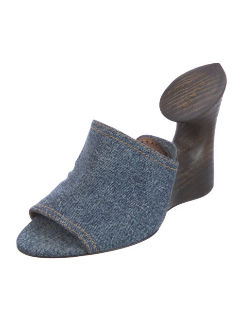 Alaïa Denim Mules
