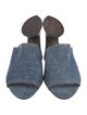 Alaïa Denim Mules