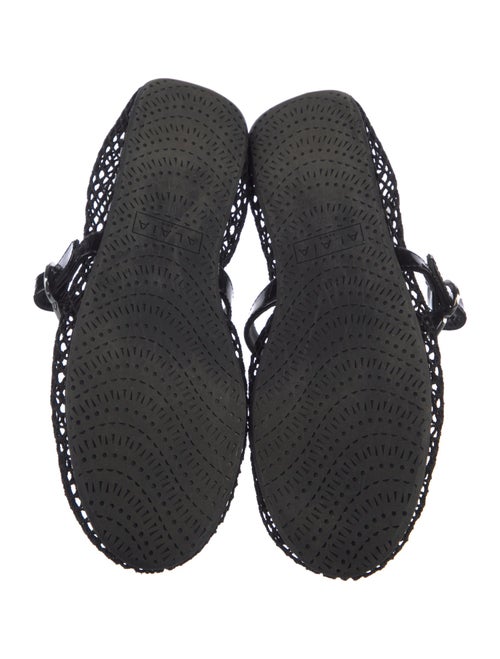 Alaïa Mesh Mary Jane Flats