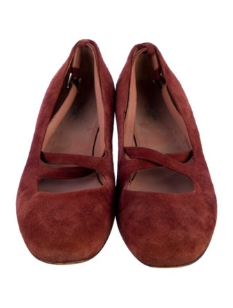 Alaïa Suede Flats