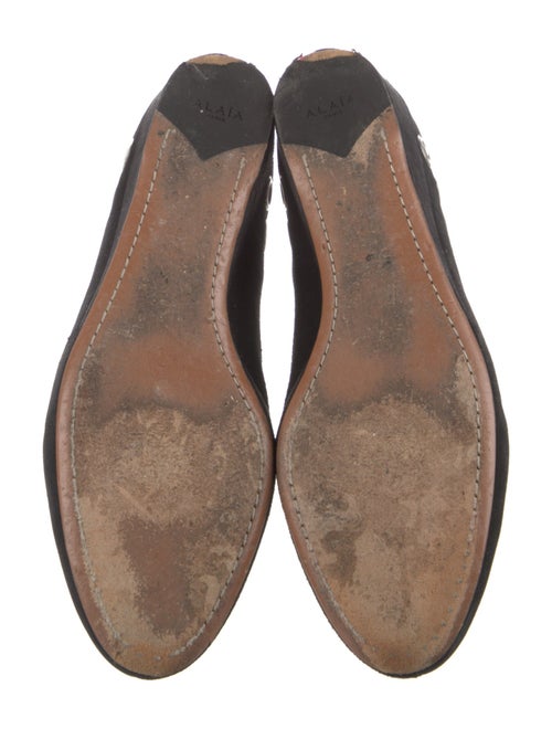 Alaïa Suede Eyelet Trim Boots