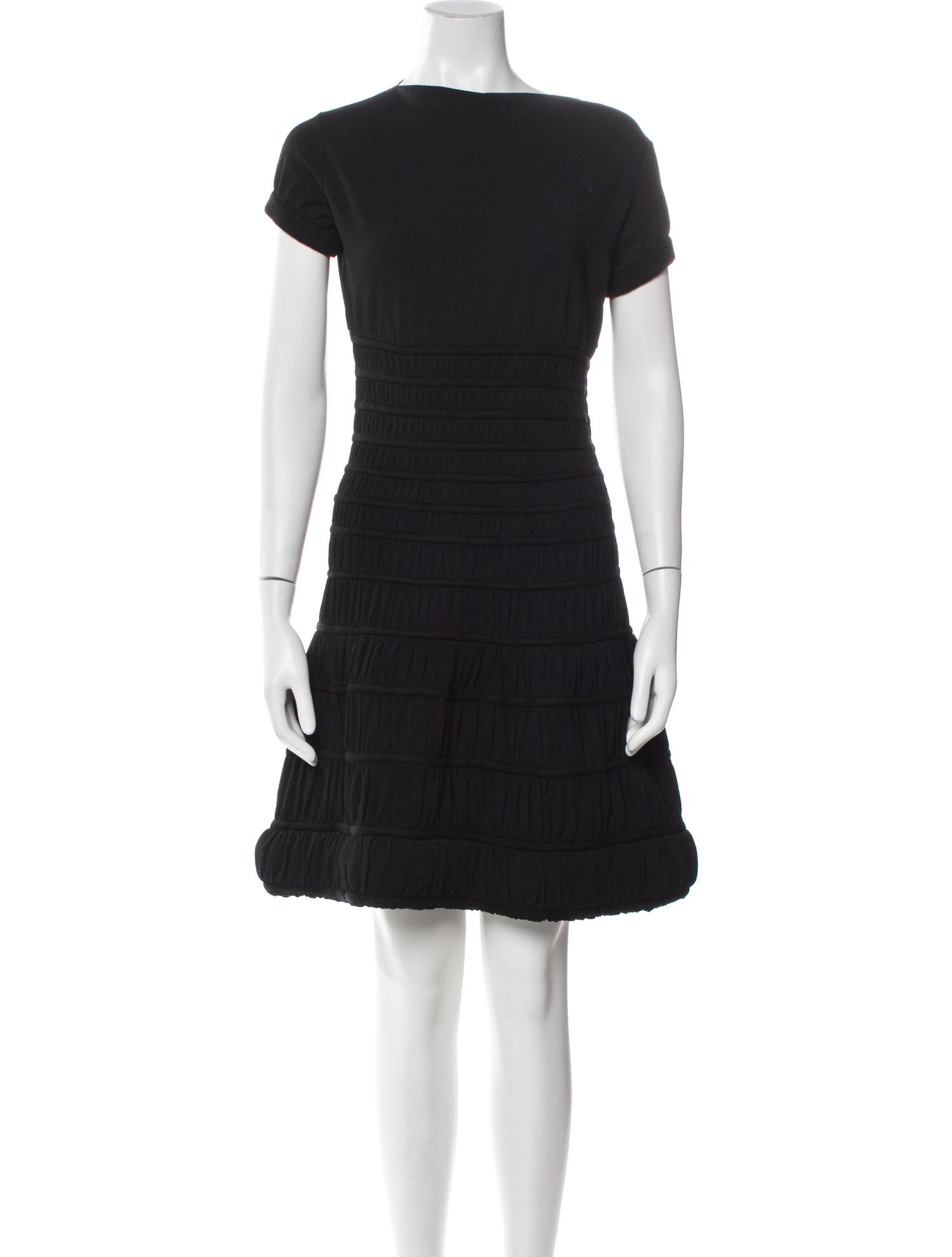 Alaïa Bateau Neckline Mini Dress