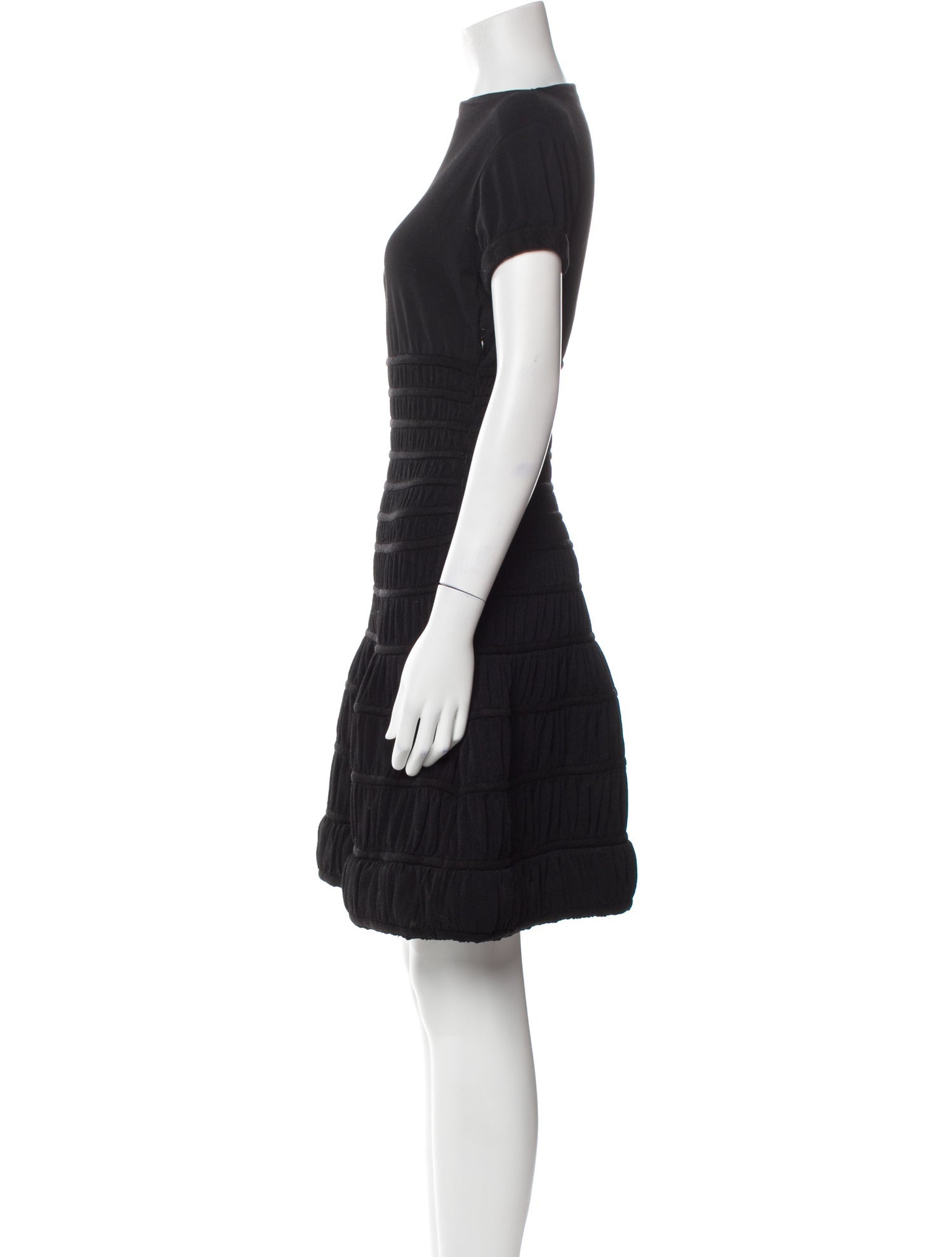 Alaïa Bateau Neckline Mini Dress