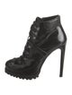 Alaïa Patent Leather Combat Boots