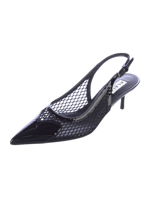 Alaïa Mesh Slingback Pumps
