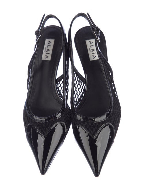 Alaïa Mesh Slingback Pumps