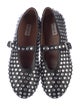 Alaïa Mary Jane Leather Mary Jane Flats