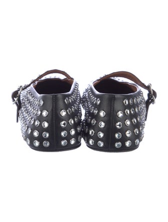 Alaïa Mary Jane Leather Mary Jane Flats