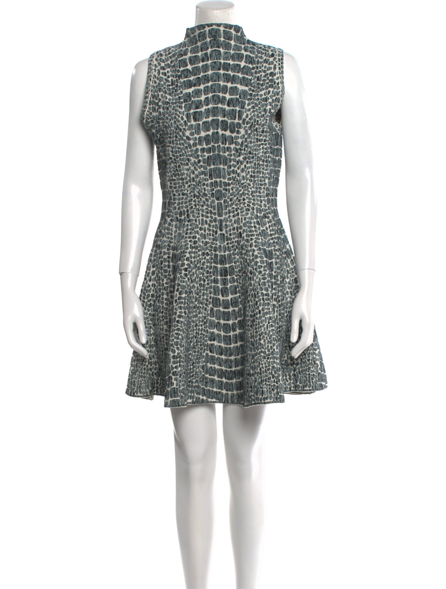 Alaïa Animal Print Mini Dress