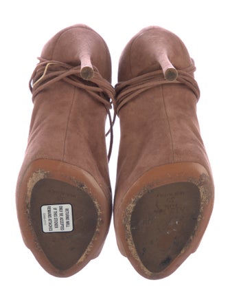 Alaïa Suede Gladiator Sandals