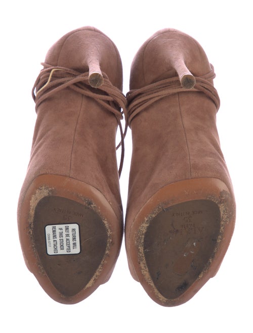 Alaïa Suede Gladiator Sandals